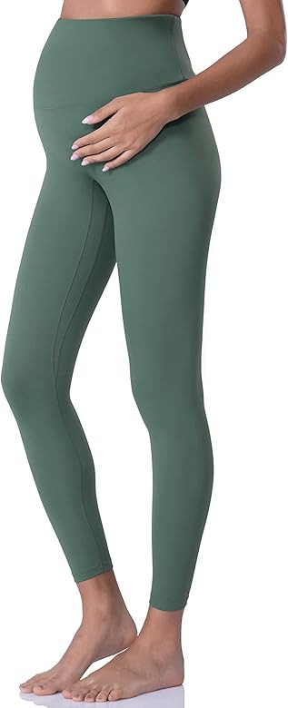 POSHDIVAH Women's Maternity Leggings Over The Belly Pregnancy Yoga Pants Active Wear Workout Legg... | Amazon (US)