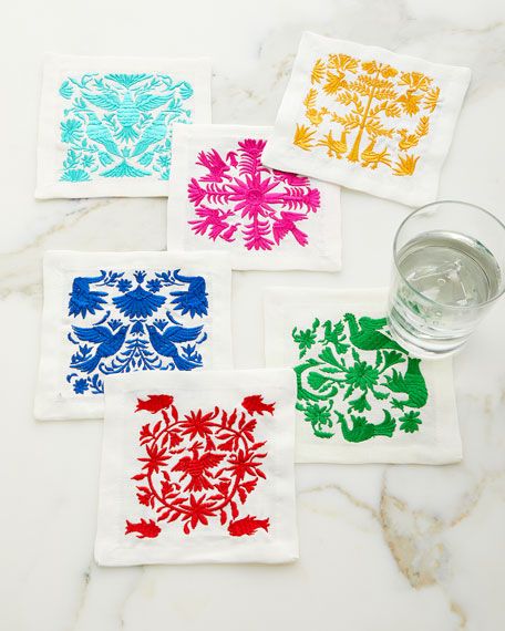 Otomi Cocktail Napkins, Set of 6 | Neiman Marcus