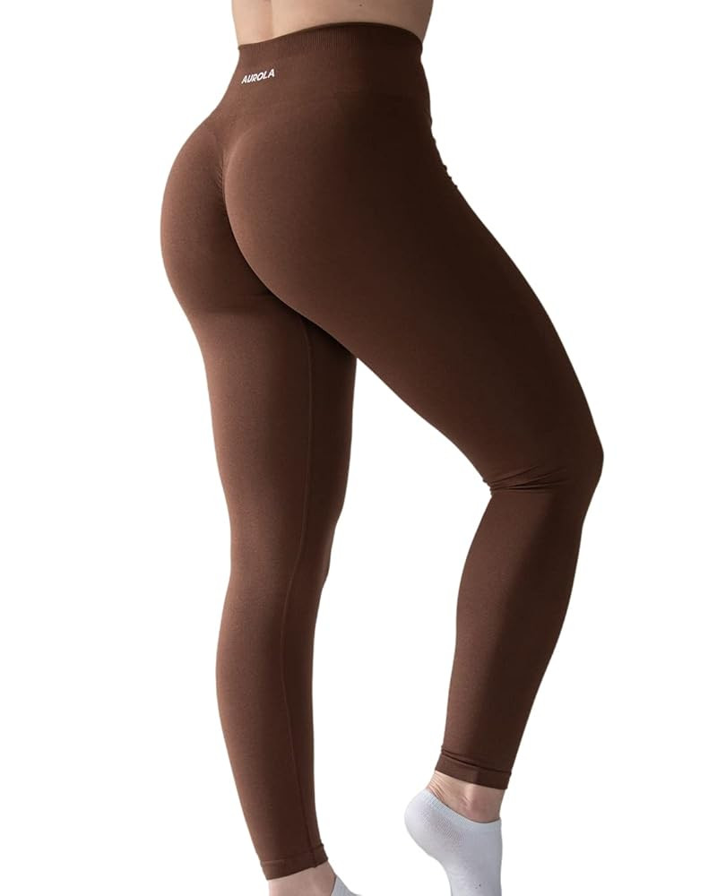 AUROLA Workout Leggings for Women Seamless Scrunch Tights Tummy Control Gym Fitness Girl Sport Ac... | Amazon (US)
