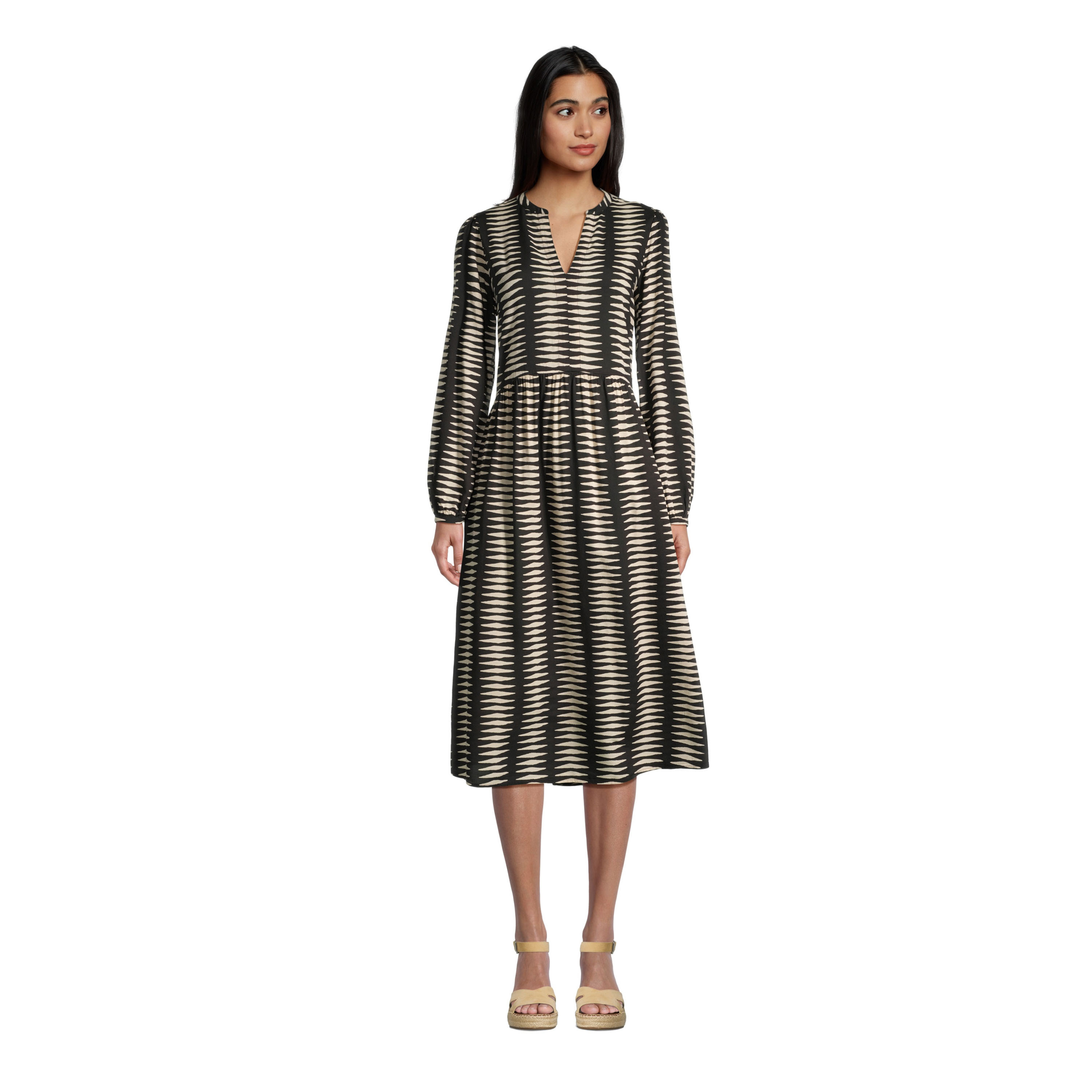 La Paz Black And Ivory Geo Dress | World Market