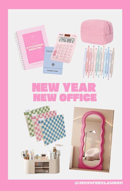 Pink office supplies you need for the new year  🩷 


Amazon finds, Amazon office, office supplies, Amazon home, what I want this month, January wishlist, Amazon storefront 

#LTKfindsunder100 #LTKstyletip #LTKfindsunder50