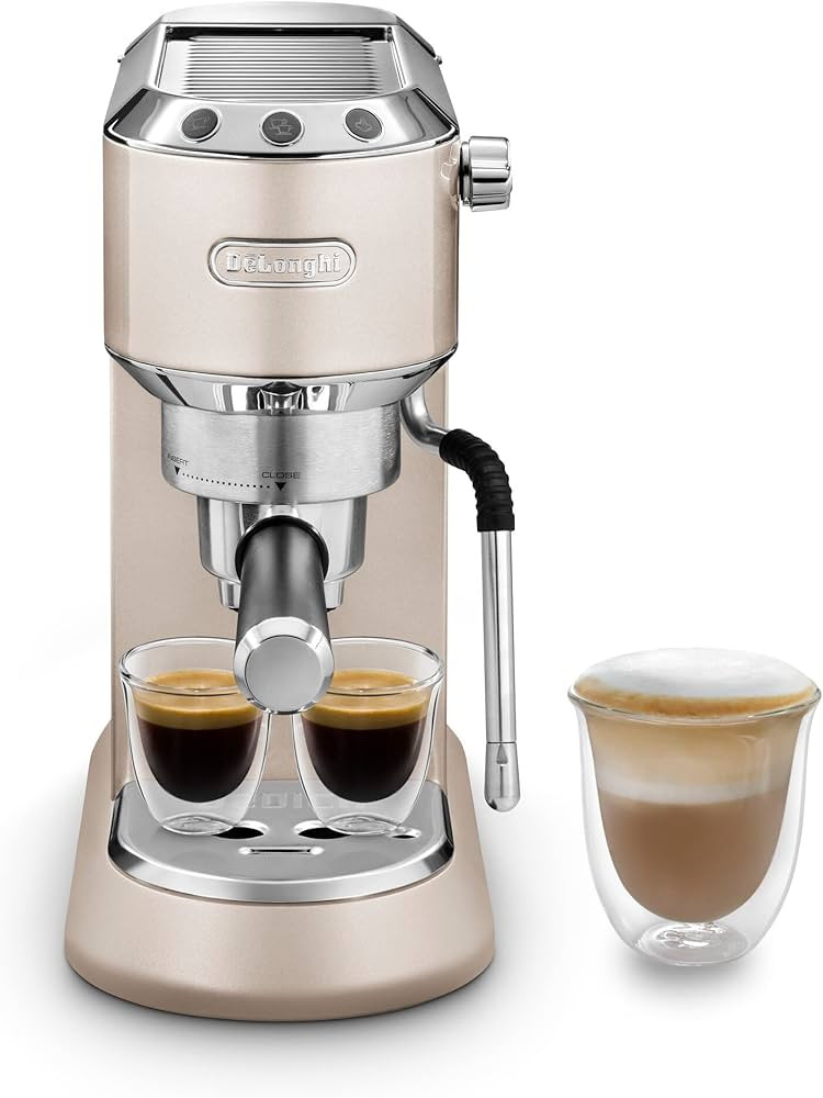 De'Longhi Dedica Arte EC885.BG, Cafetera Tradicional de Bomba, Cafetera Manual, Varilla de Vapor ... | Amazon (ES)