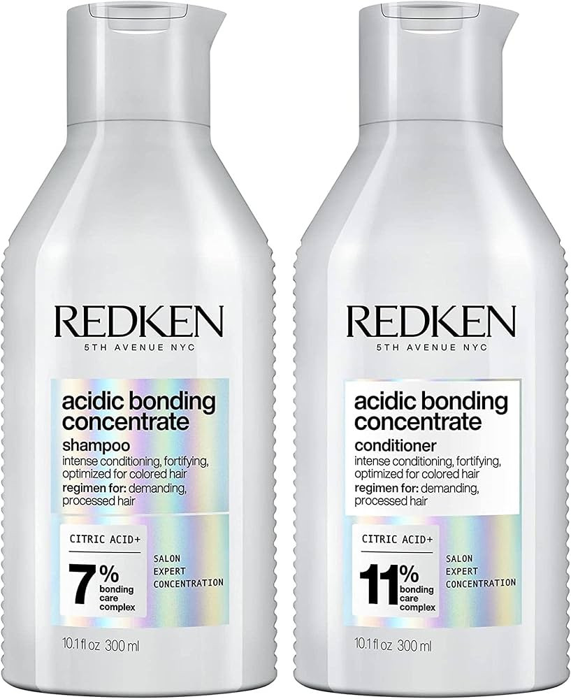 Redken Acidic Bonding Concentrate Shampoo & Conditioner Set For Damaged and All Hair Types - Repa... | Amazon (US)