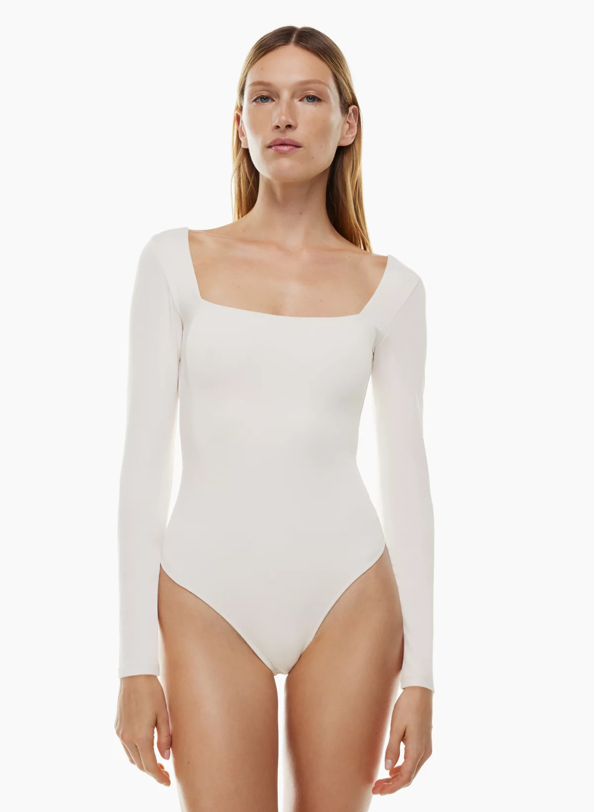 CONTOUR SQUARENECK LONGSLEEVE BODYSUIT | Aritzia