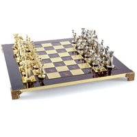 Greek Roman Army Large Chess Set - Brass&nickel Red Chess Board | Etsy (US)