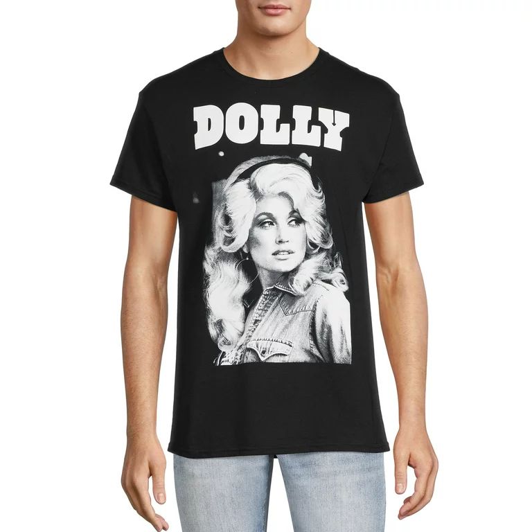 Dolly Parton Men's Portrait Graphic T-Shirt, Size S-3XL - Walmart.com | Walmart (US)
