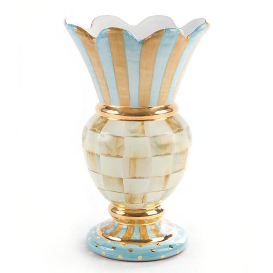 MacKenzie-Childs | Parchment Check Great Vase | MacKenzie-Childs