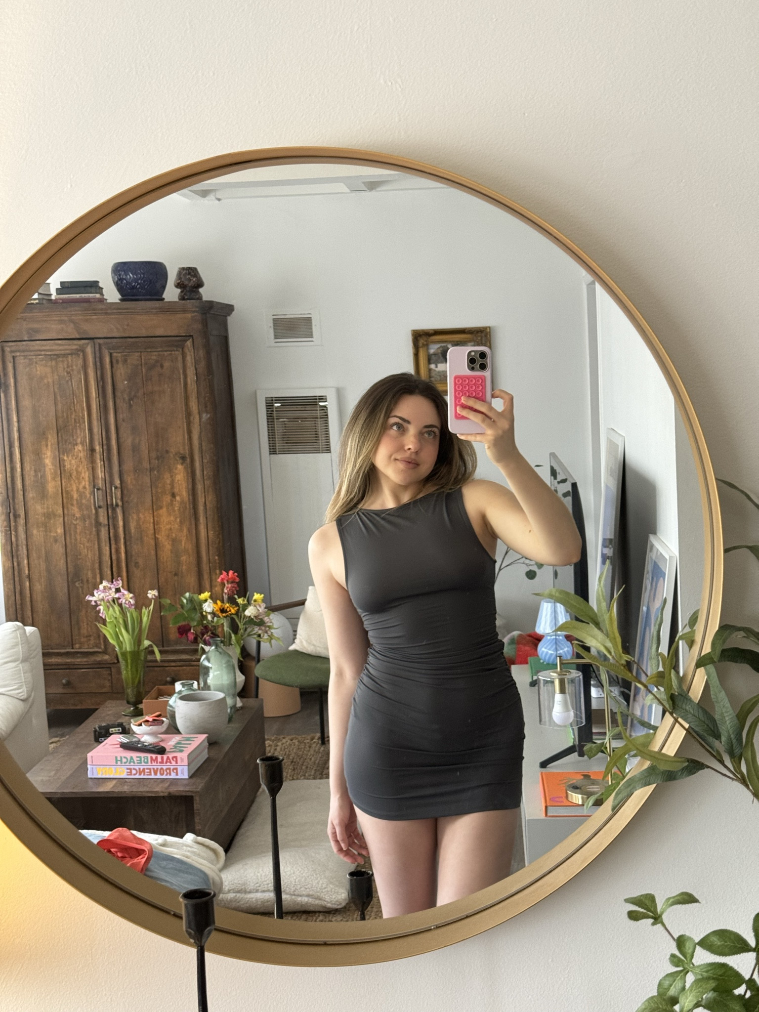 The CARRIE BRADSHAW gray dress DUPEEE! 