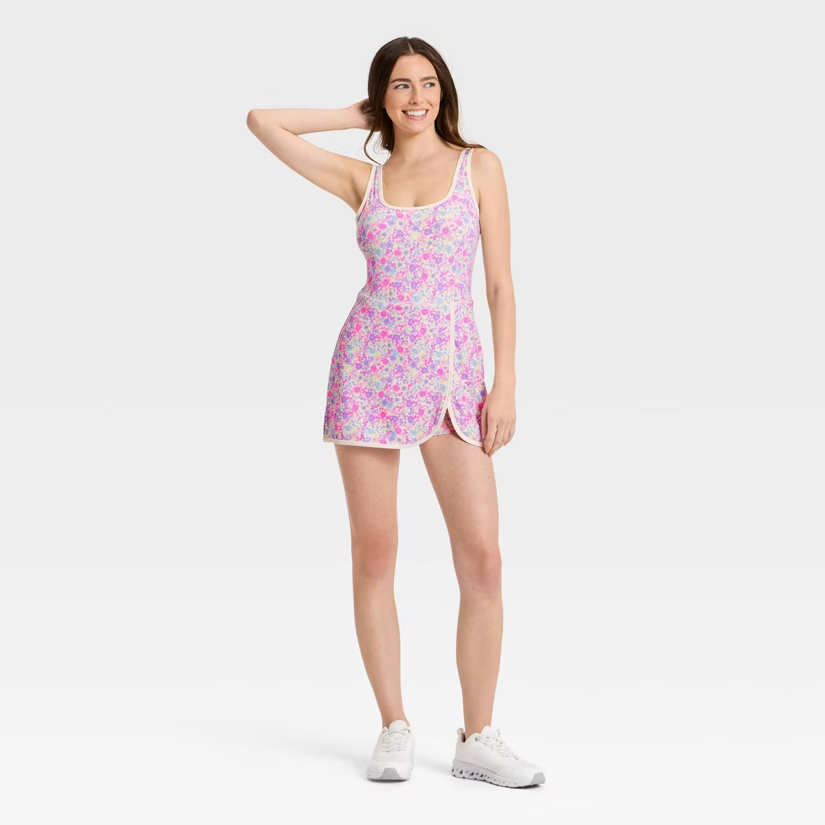Women's Knit Piped Wrap Active Dress - JoyLab™ | Target