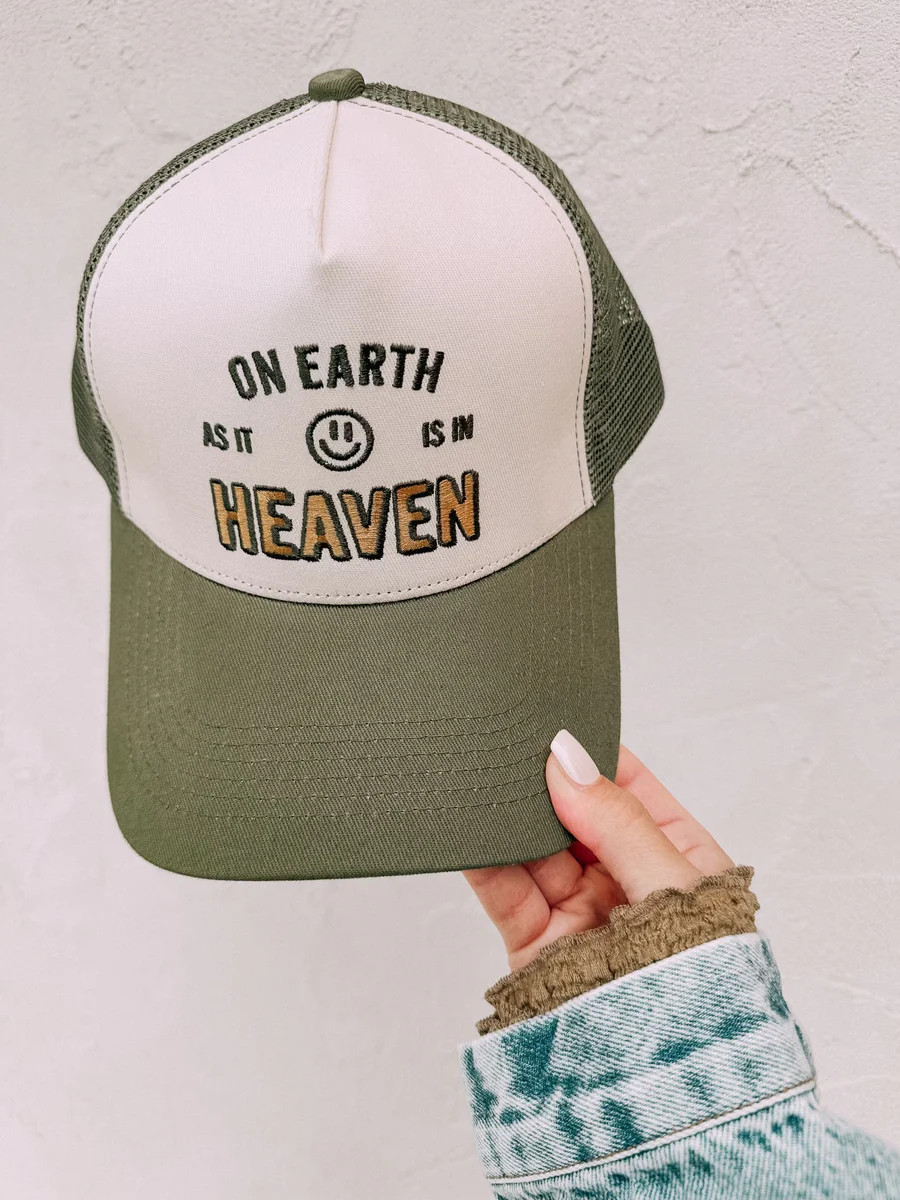 On Earth As It Is In Heaven Hat | CK Squared Boutique