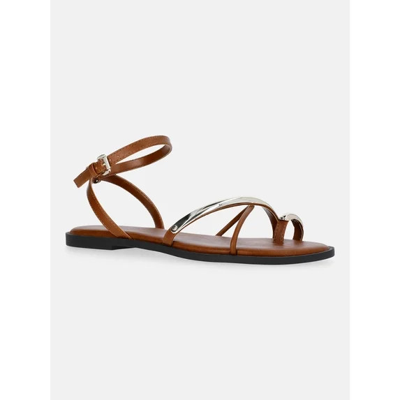 Time and Tru Women's Toe Ring Sandals - Walmart.com | Walmart (US)