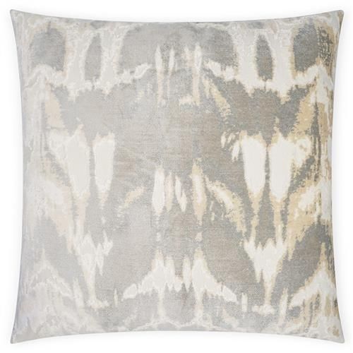 Kiyomi Global Bazaar Brown Abstract Decorative Throw Pillow - 24x24 | Kathy Kuo Home