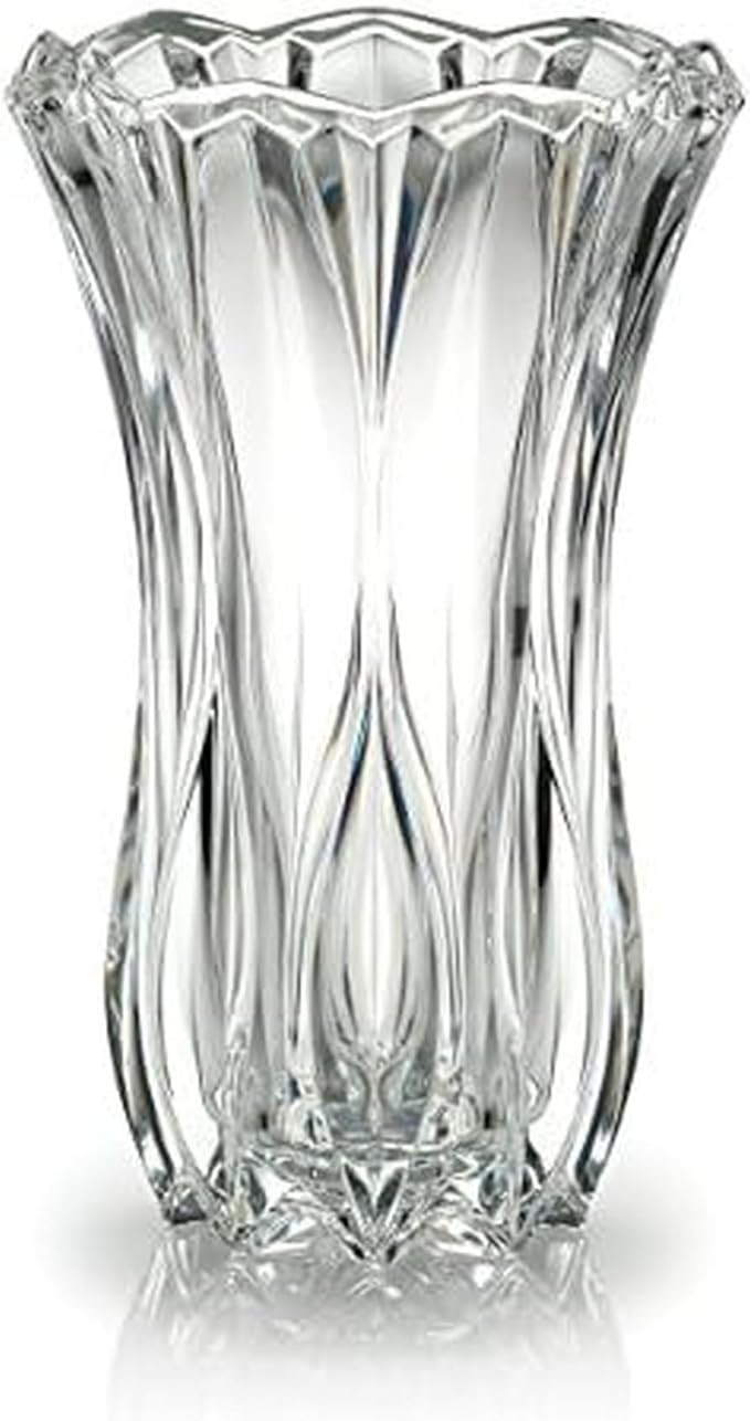 Mikasa Celebrations Blossom Crystal Vase, 12-Inch Tall, Elegant Cut Glass Design for Floral Arran... | Amazon (US)