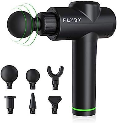 Deep Tissue Massage Gun - Flyby F1Pro - Quiet Handheld Percussion Massager - Back Muscle Soreness... | Amazon (US)