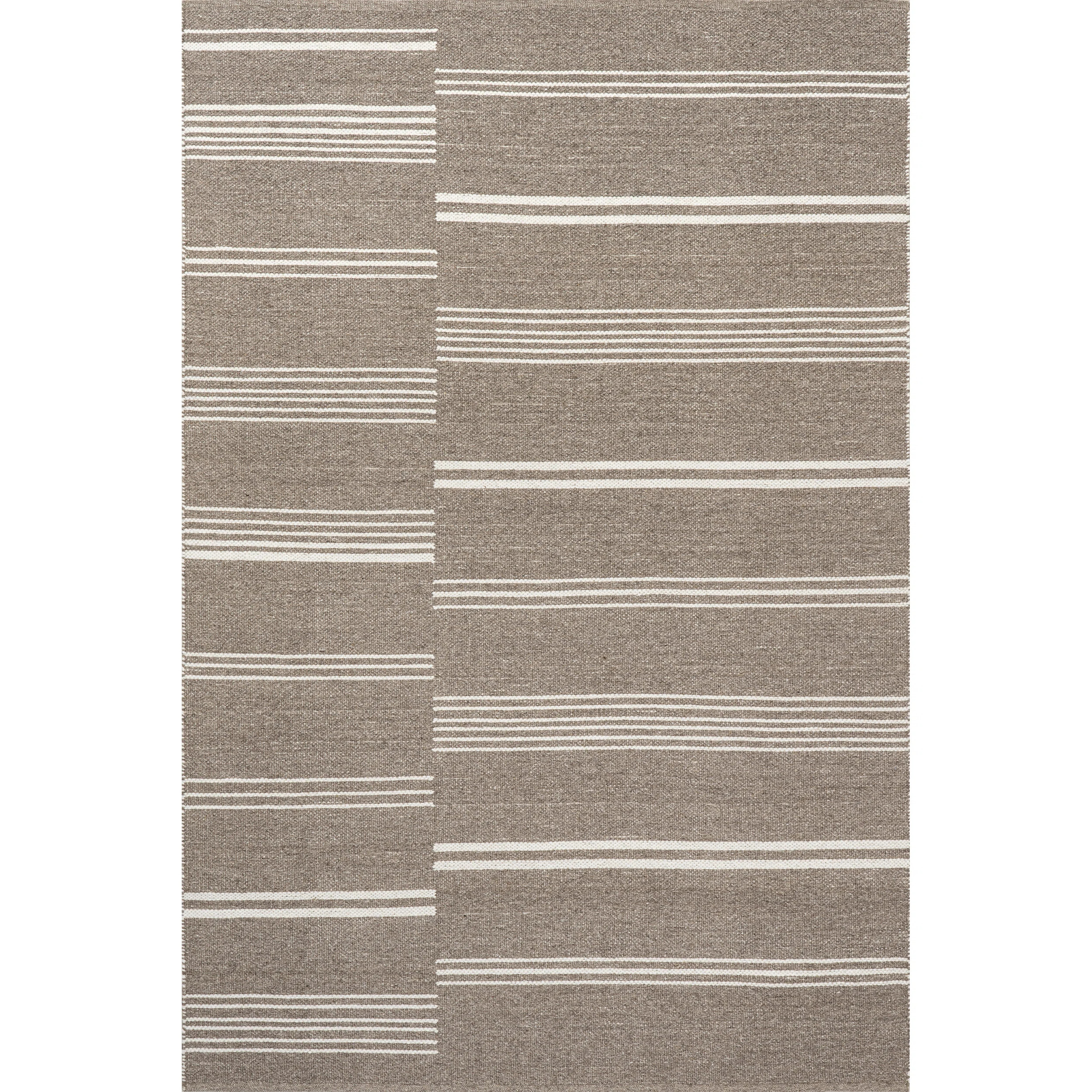 Amariana Reversible Striped Wool Area Rug | Wayfair North America