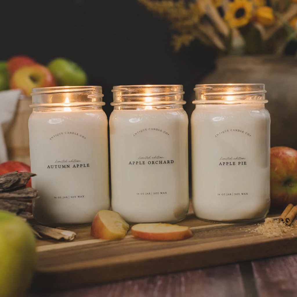 Apple Bundle of Three | Antique Candle Co.