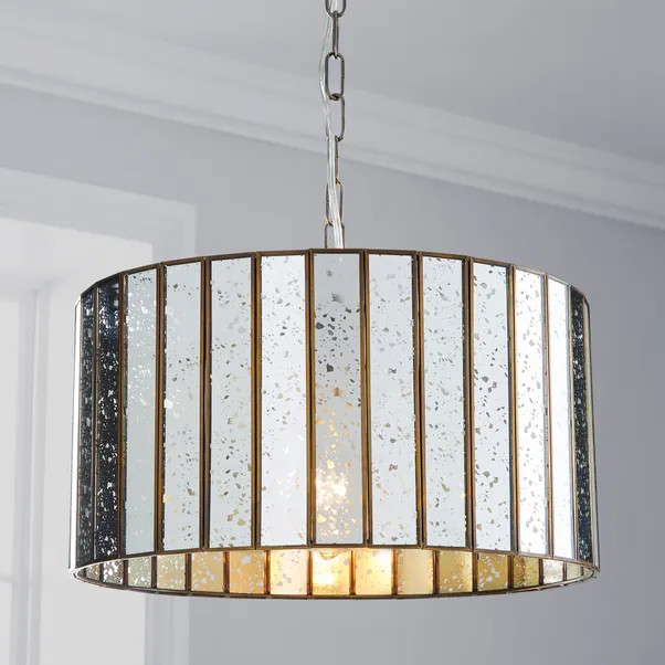 Seraphina Mercury Glass Pendant Ceiling Fitting | Dunelm (migrated)