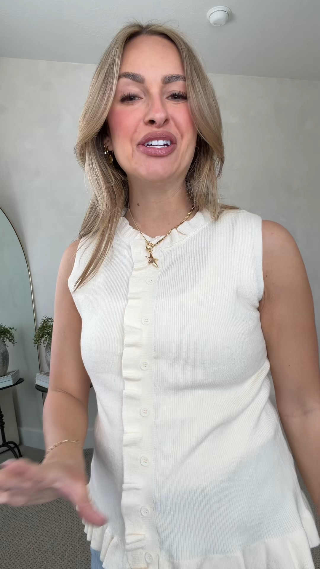 LOVE this cute tank top for spring!! It is affordable and so pretty! 

 #LTKootd #LTKmomlife #LTKSeasonal