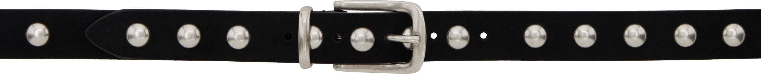 Anderson's Black Stud Belt | SSENSE