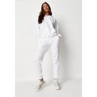 White Hoodie And Joggers Co Ord Set, White | Missguided (UK & IE)