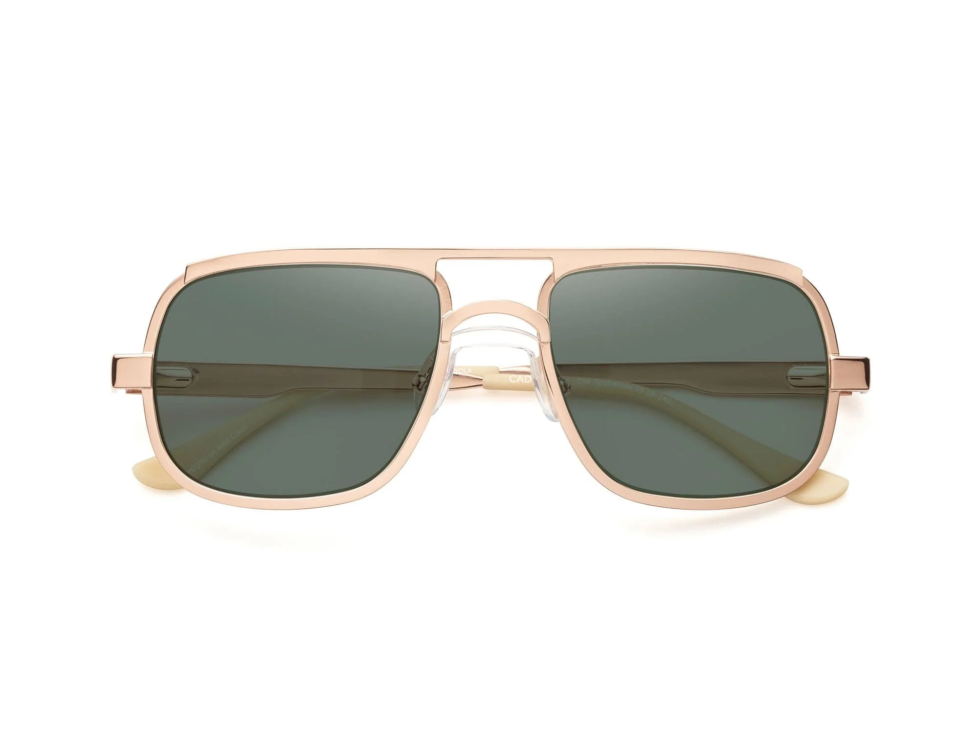 NOLA Polarized Sunglasses - Polished Rose Gold | Caddis | CADDIS