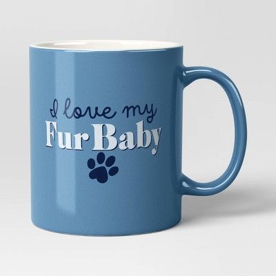 15oz Stoneware 'I Love My Fur Baby' Mug - Room Essentials™ | Target