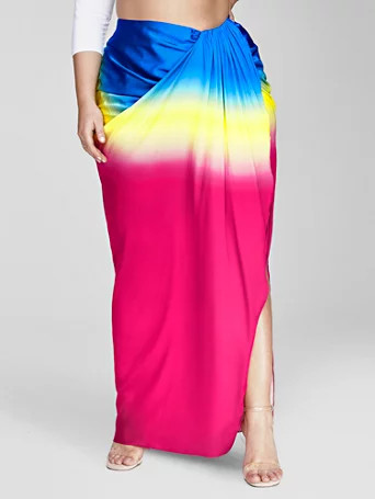 Renee Tie Dye Maxi Skirt - Garnerstyle x FTF - Fashion To Figure | Fashion To Figure