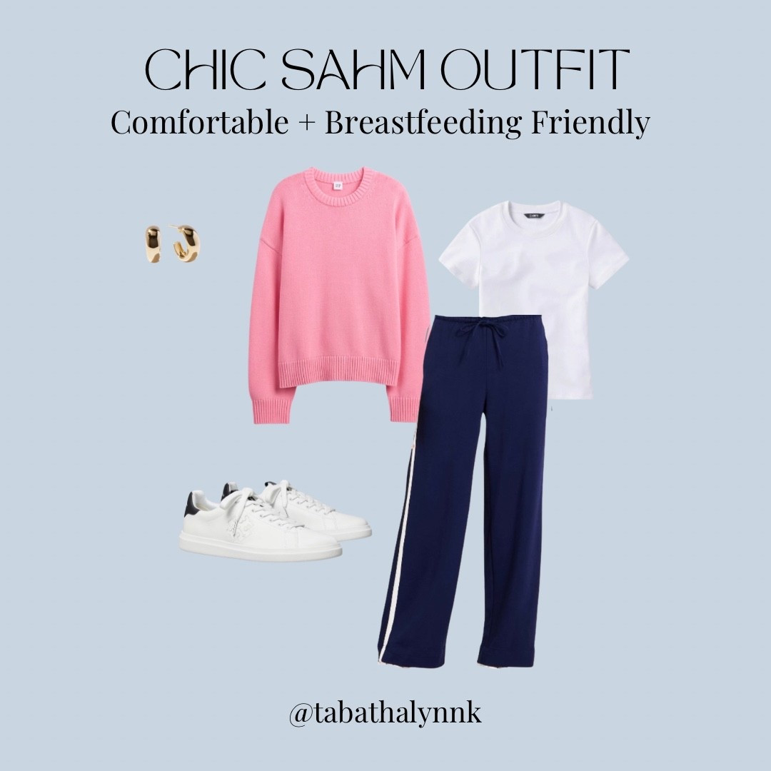 Comfortable and breastfeeding friendly stay at home mom outfit but make it *chic* 😉 Coming from a neutral girl, I’ve been loving some pops of color lately! Plus the sweater and sneakers are on sale 😍

#LTKootd #LTKSaleAlert #LTKmomlife