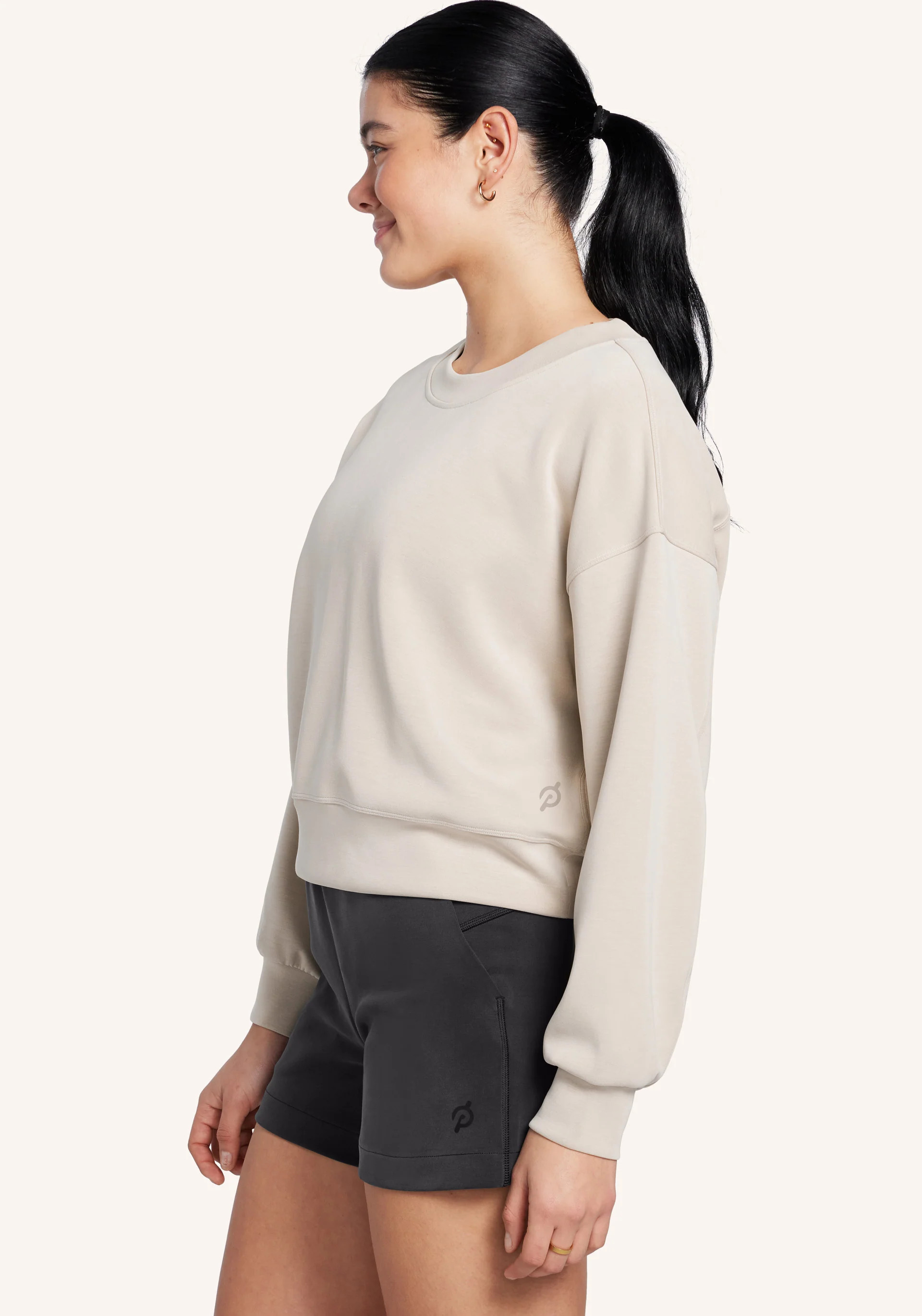 Perfectly Oversized Crop Crew Softstreme | Peloton Apparel