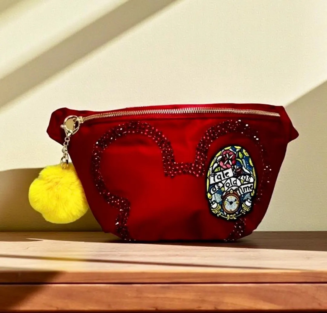 Beauty and the Beast Crossbody Bag | Swarovski Crystal Disney Bag | Etsy (US)