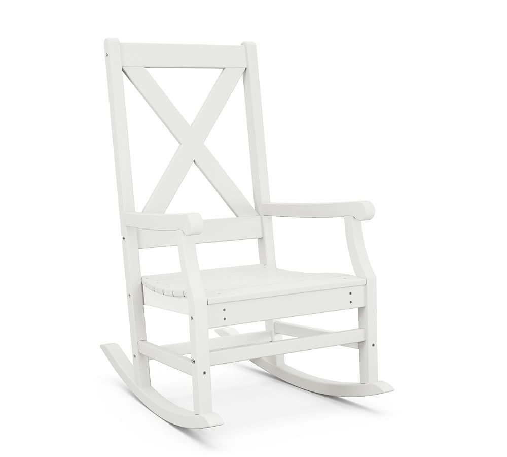 Polywood X-Back Rocking Chair | Pottery Barn (US)