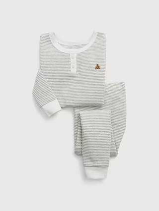 Baby & Toddler Organic Cotton Henley PJ Set | Gap (US)