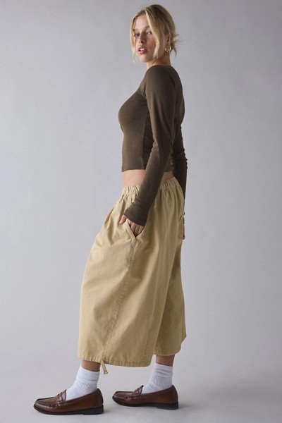 BDG Bobbi Cropped Baggy Pull-On Pant | Urban Outfitters (US and RoW)
