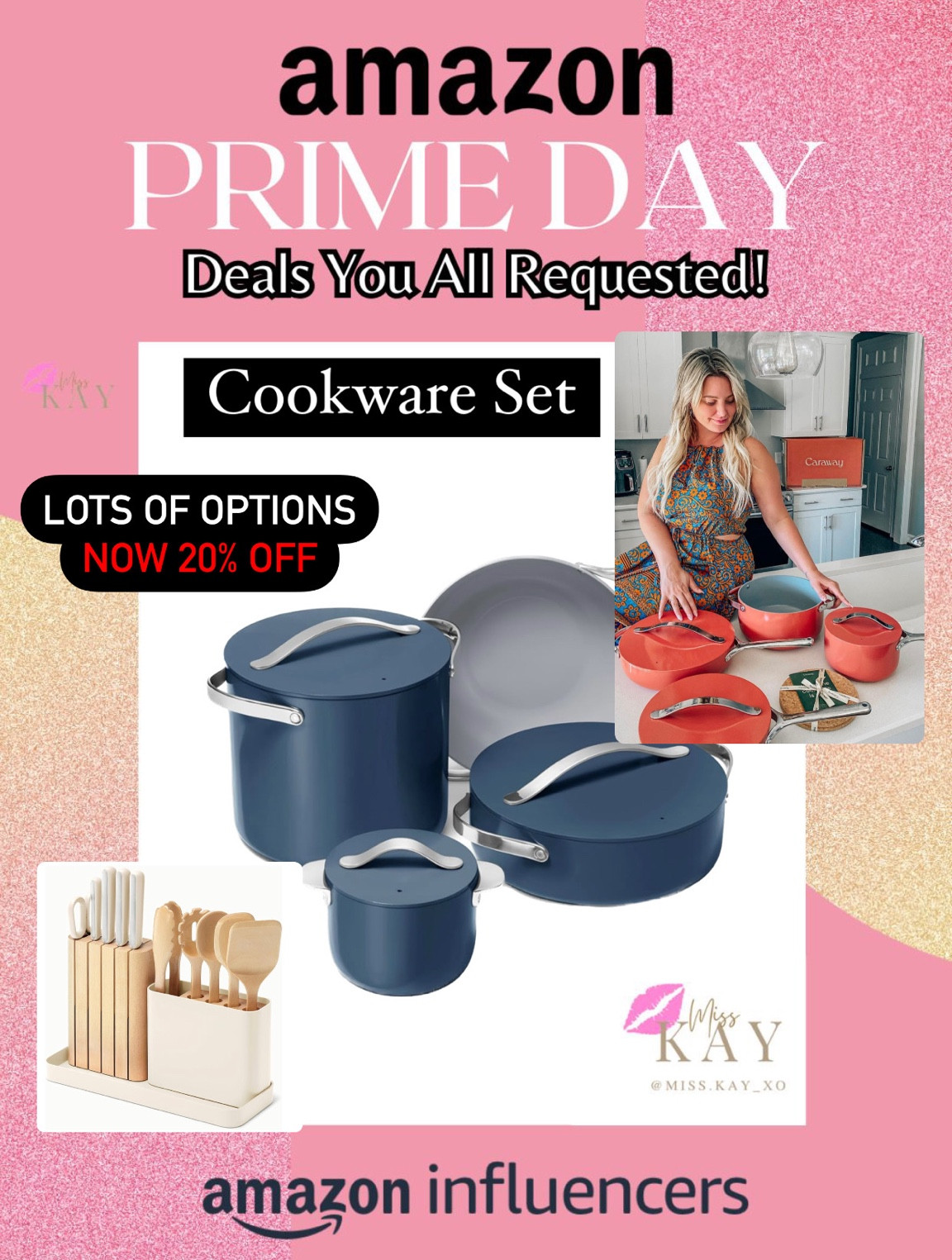 Cookware sets that are on sale during Amazon prime day. 

#LTKHome #LTKFamily #LTKSaleAlert