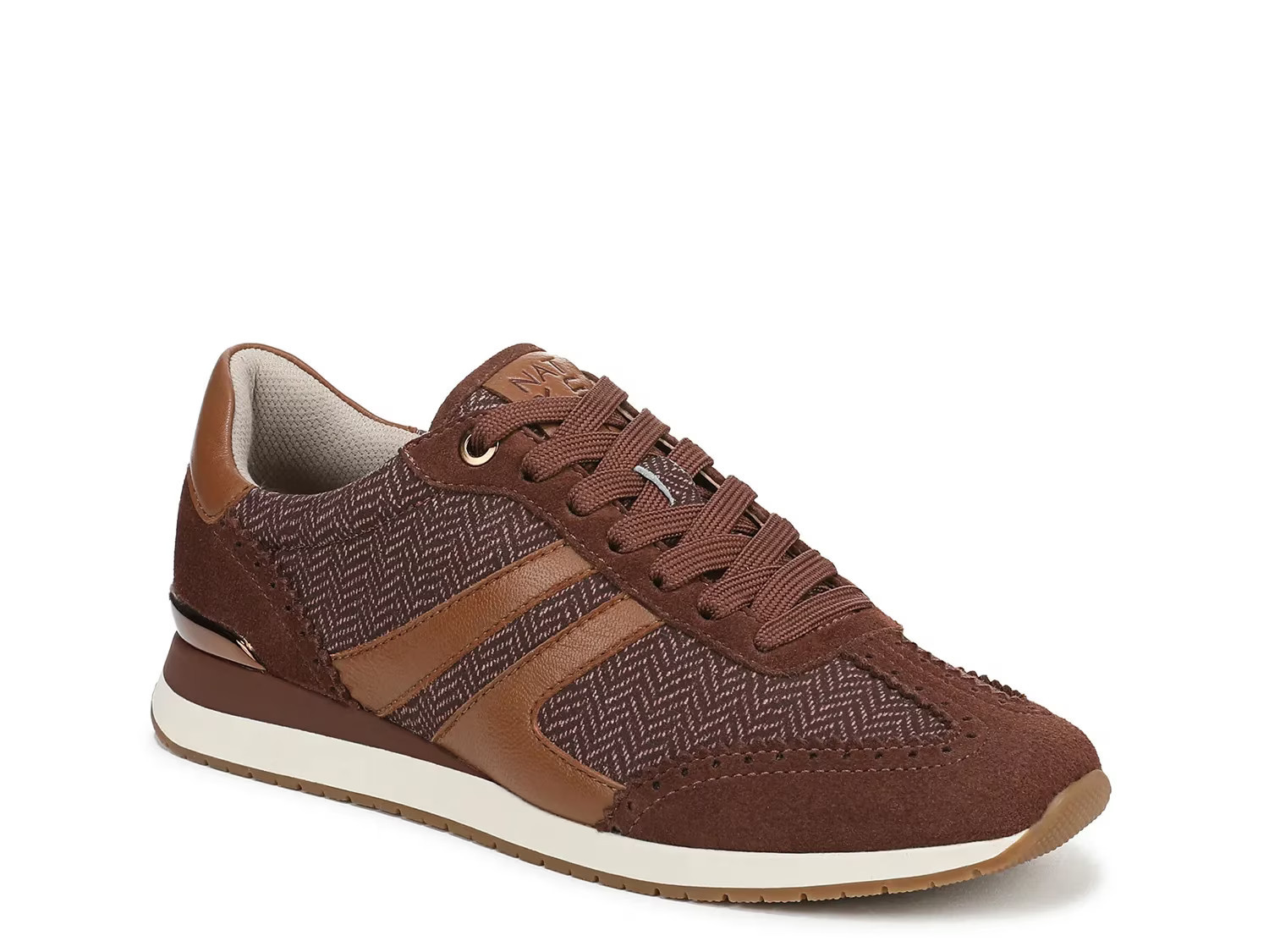 Naturalizer Lorena Sneaker | Women's | Brown Multicolor Suede | Size 8.5 | Sneakers | DSW