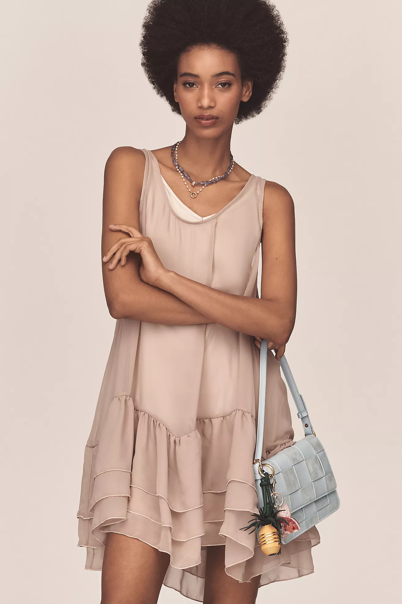 Sarah Hann Sheer Ruffle Tunic | Anthropologie (US)