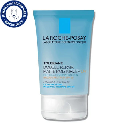 La Roche-Posay Toleriane Double Repair Oil-Free Matte Face Moisturizer SPF 30 for Oily Skin, 3.38 fl oz | Walmart (US)