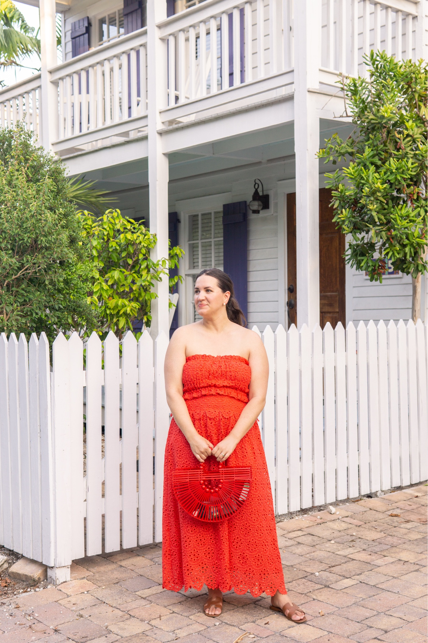 Hill House Home into the weekend! I absolutely adore this Scallop Lace Duo. I’m wearing a Size Large in both the top and midi skirt. 

Paired with my Hermes Oran Sandals and this beautiful Amazon clutch find (under $50), I was ready for date night in the Florida Keys. 

#LTKstyletip #LTKtravel #LTKcurves