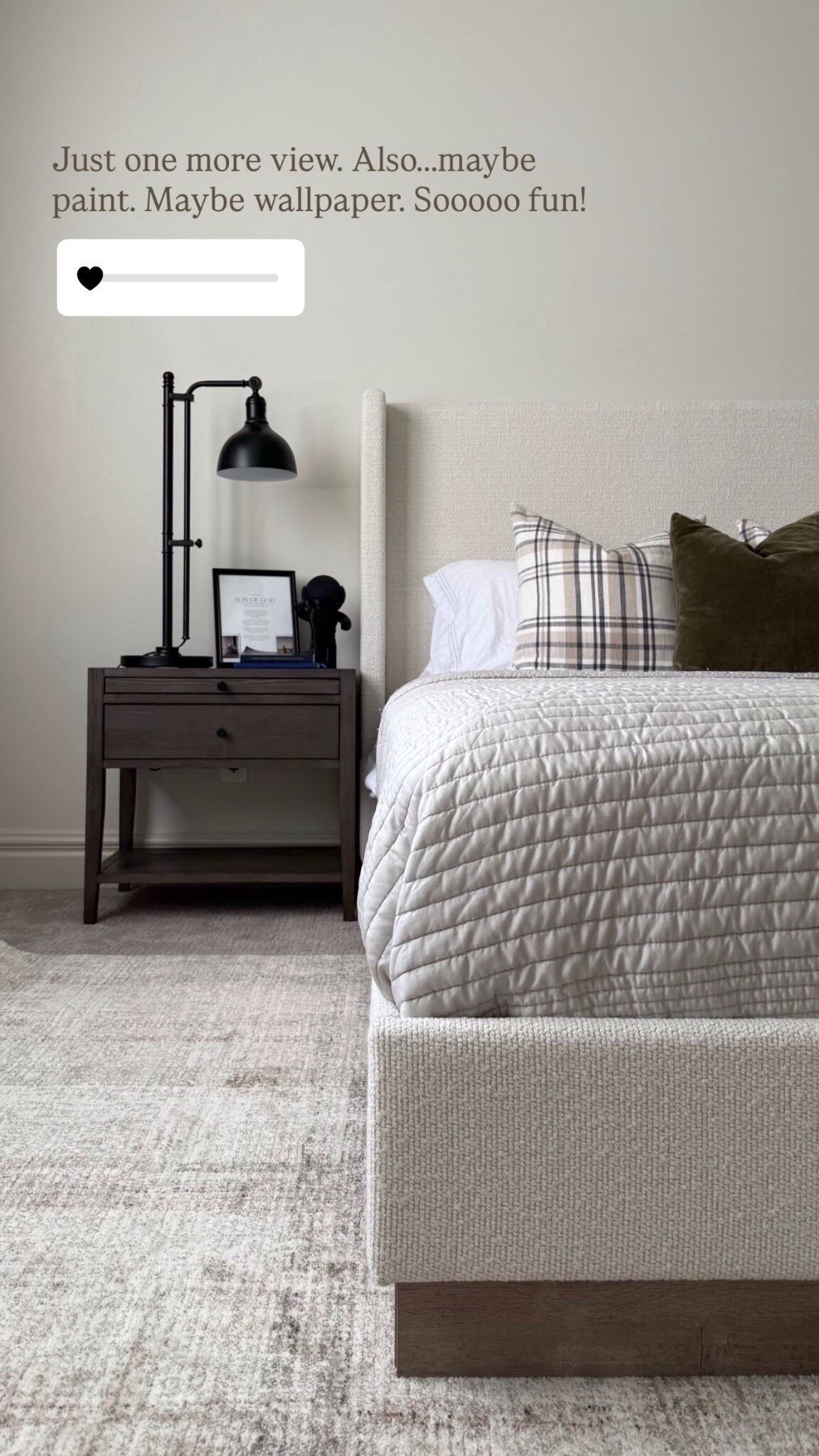 Jacob's room. Bed frame assembled (.....it was one of the easier beds we've put together!) Love the scale of the Amazon lamps I found. Nightstands jive well.

Stunning homes can absolutely be styled at a variety of price points: not everything needs to have a pottery barn price tag. 👉🏼The secret sauce for me is mixing high-end home finds (always, always watching for those good sale prices!!) with budget-friendly hidden gems for a curated, collected, classic look that’s anything but cookie-cutter.

#homedecorideas #homestyling #livingroomdecorideas #interiordesignideas

Living room furniture, living room decor, bedroom furniture, bedroom decor, kitchen decor, entryway, bedding, dresser, bed, art, spring decor, Amazon, Walmart, Target, Wayfair, home design trends, trending home decor

#liketkit #LTKHome #LTKdayinmylife #LTKmomlife
@shop.ltk
https://liketk.it/65h8U

#LTKdayinmylife #LTKHome #LTKmomlife

#LTKdayinmylife #LTKHome #LTKmomlife