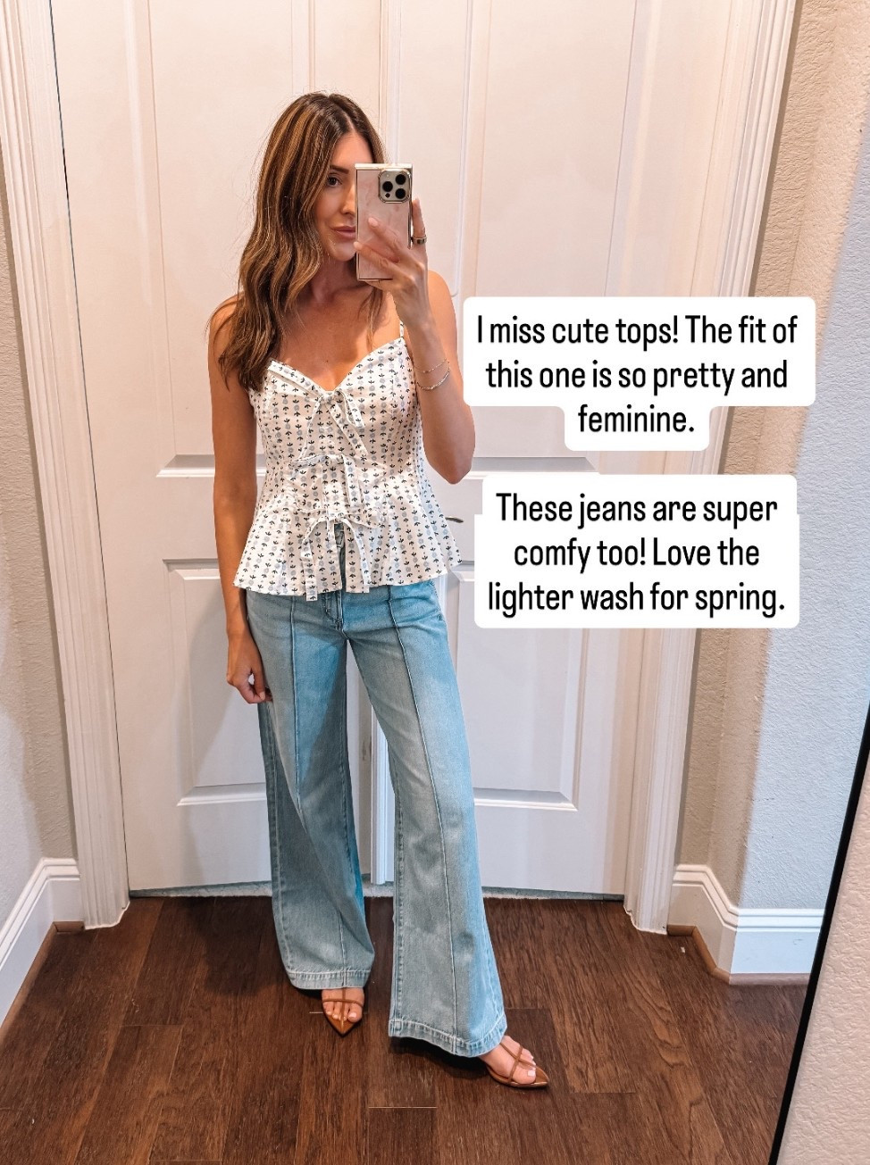 4 in top, size 2 in jeans 

#LTKSaleAlert