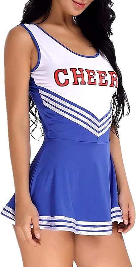 ZTie Women's School Musical Party Halloween Cheerleader Costume Fancy Dress Uniform Outfit | Amazon (US)