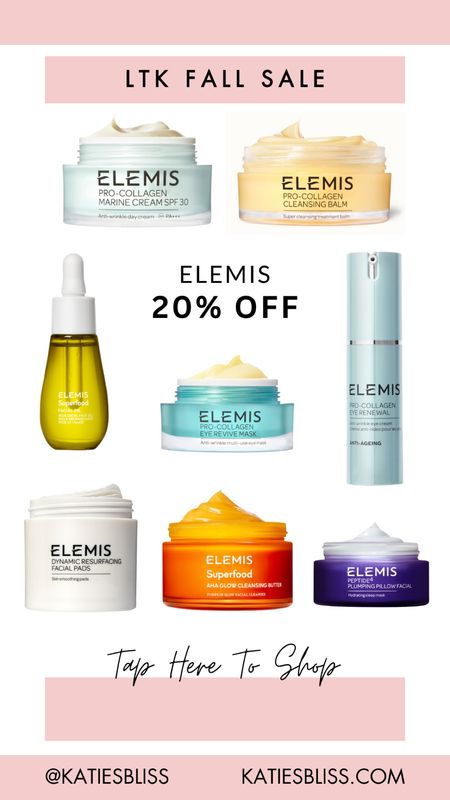 LtK day fall sale ✨ Elemis: 20% off



#LTKsalealert #LTKSale #LTKbeauty