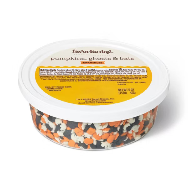Halloween Ghosts and Ghouls Sprinkles - 5oz - Favorite Day™ | Target