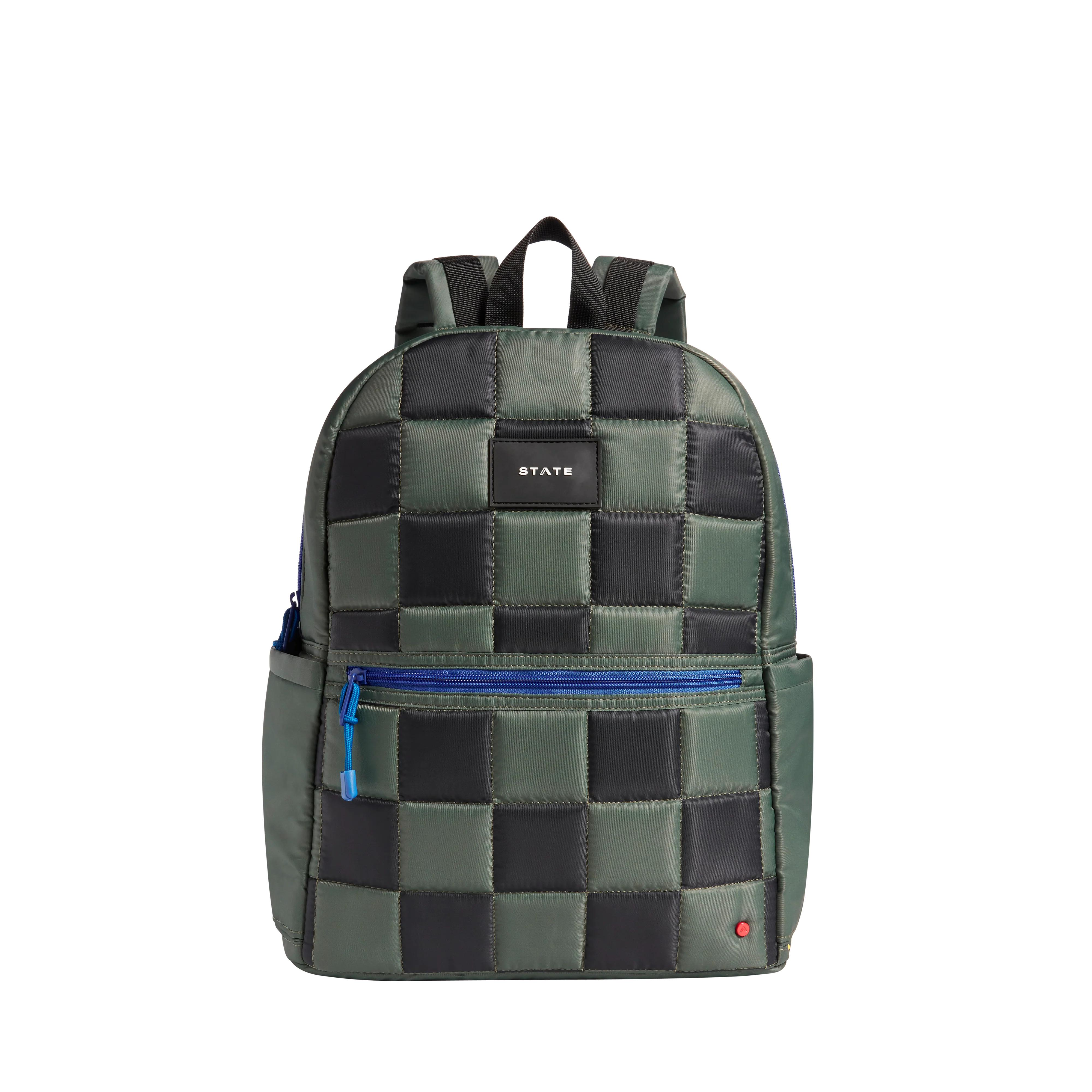 STATE Bags | Kane Kids Double Pocket Backpack Nylon Puffer Checkerboard | Back to School | Travel... | STATE Bags