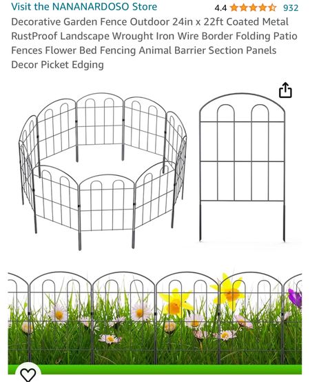 The perfect garden fence!

#LTKsalealert #LTKhome #LTKSeasonal