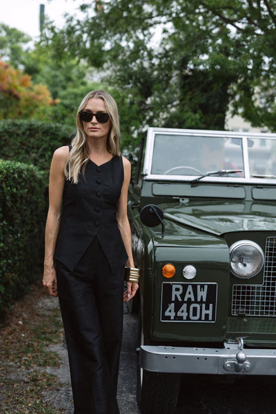 Tess Vest - Noir | Julia Amory