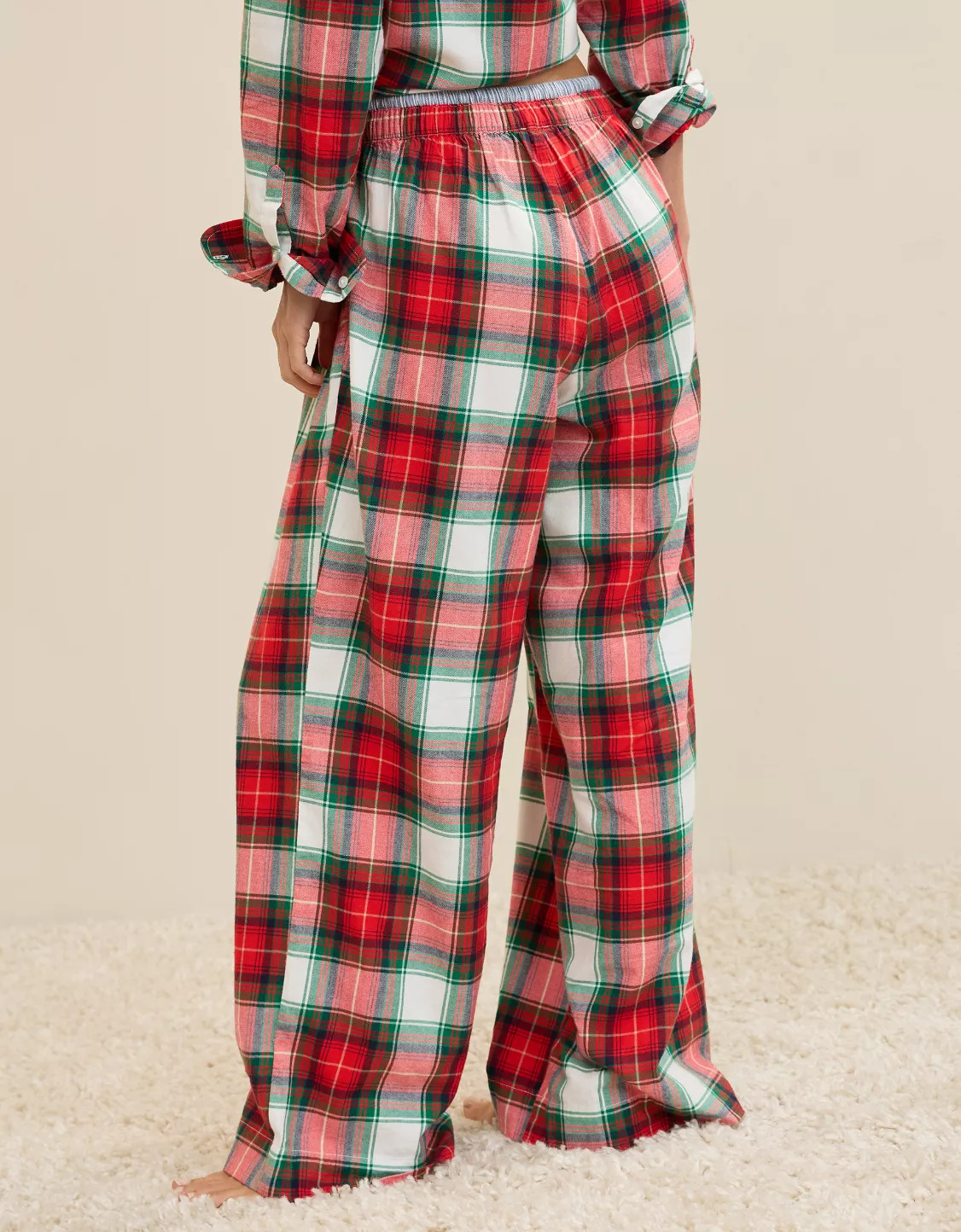 Aerie Street Flannel Trouser PJ | American Eagle Outfitters (US & CA)