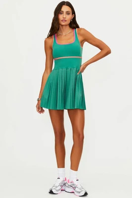 Antonia Dress Rally Green Colorblock | Beach Riot