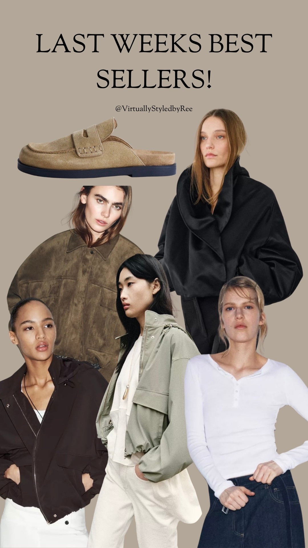 Last Weeks Best Sellers! 

Tags: Faux Suede Jacket, Loafers, Casual, Zara, Best Seller, Bomber Jacket

#LTKeurope #LTKuk #LTKspring