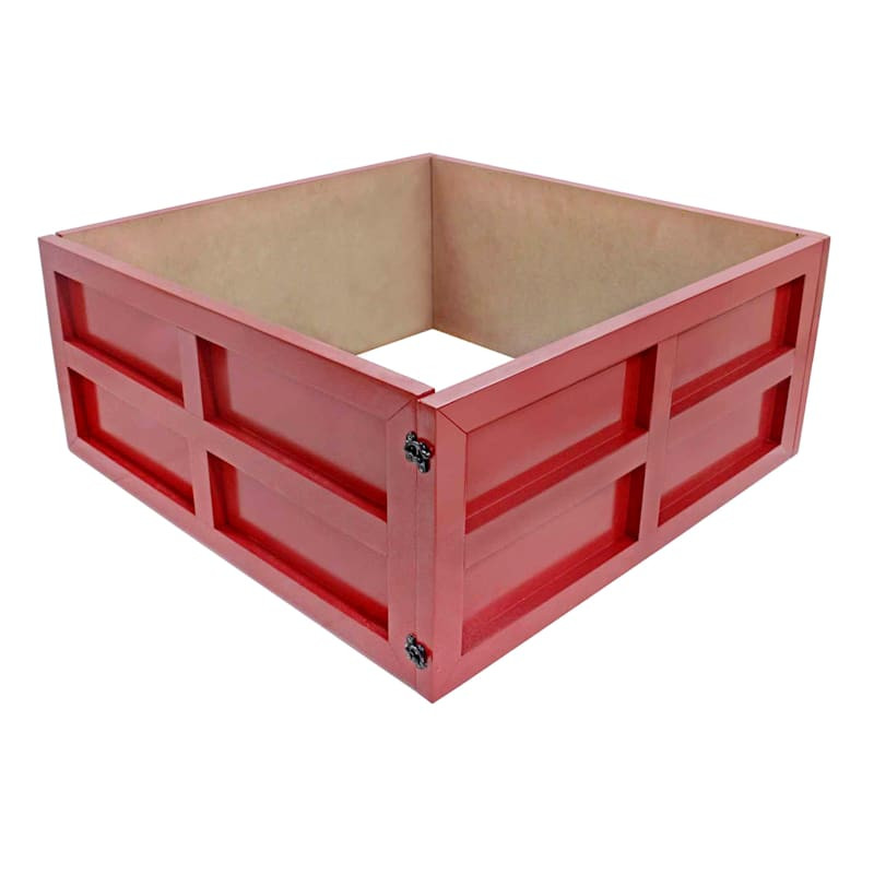 Red Square Tree Collar Box, 22" | At Home
